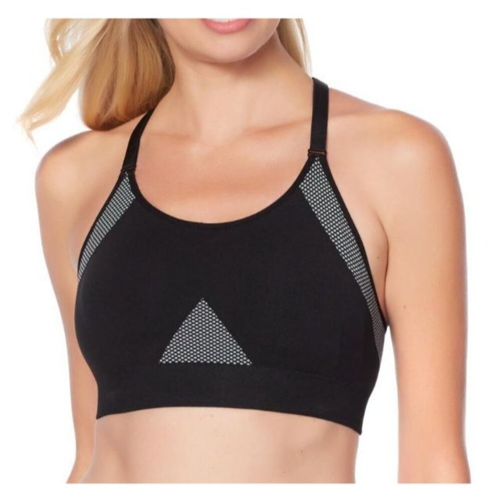 Copper Fit Live Limitless Racer Back Sports Bra LARGE (22-AL)